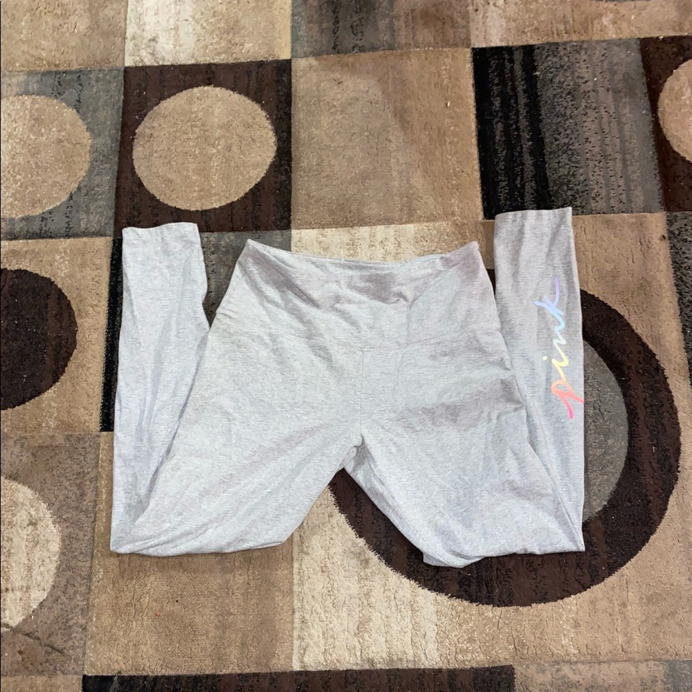 PINK/VS leggings size L